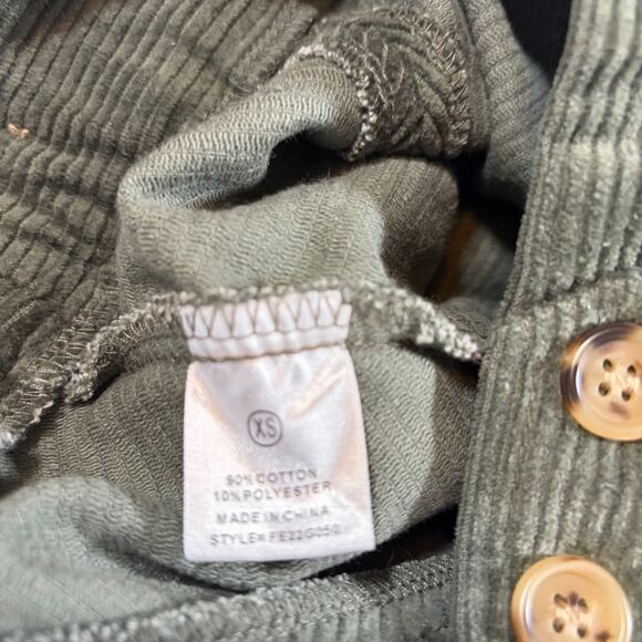 Altar’d State olive green corduroy mini skirt. Size XS - Picture 5 of 6